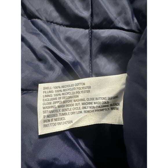 Wild Fable Women's Heavyweight Denim Oversized Bomber Jacket Size XXSmall Blue - Picture 3 of 4